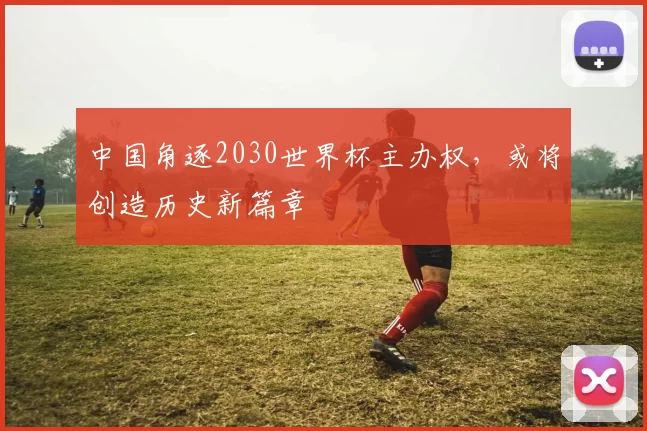 中国角逐2030世界杯主办权，或将创造历史新篇章