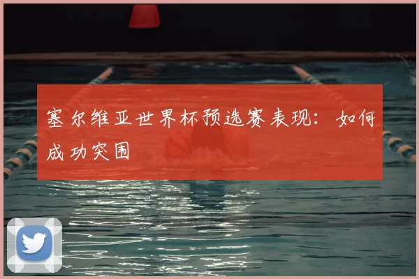 塞尔维亚世界杯预选赛表现：如何成功突围