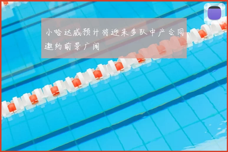 小哈达威预计将迎来多队中产合同邀约前景广阔