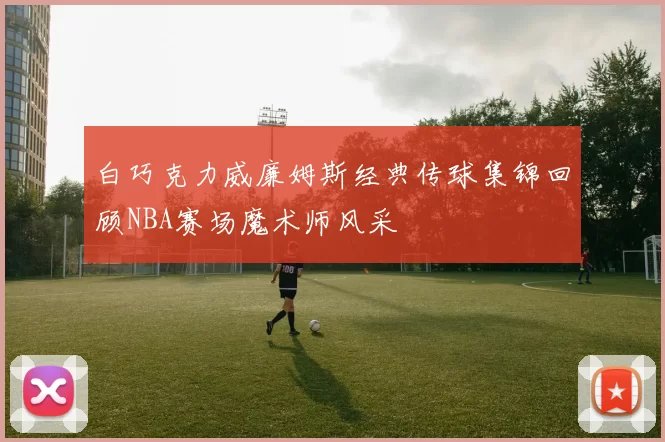 白巧克力威廉姆斯经典传球集锦回顾NBA赛场魔术师风采